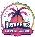 vibrant neon logo with palm tree (2)